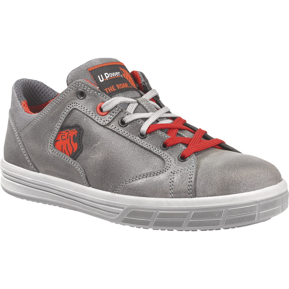 U-Power Sicherheitshalbschuh Forest S3 SRC grau,rot Gr.41