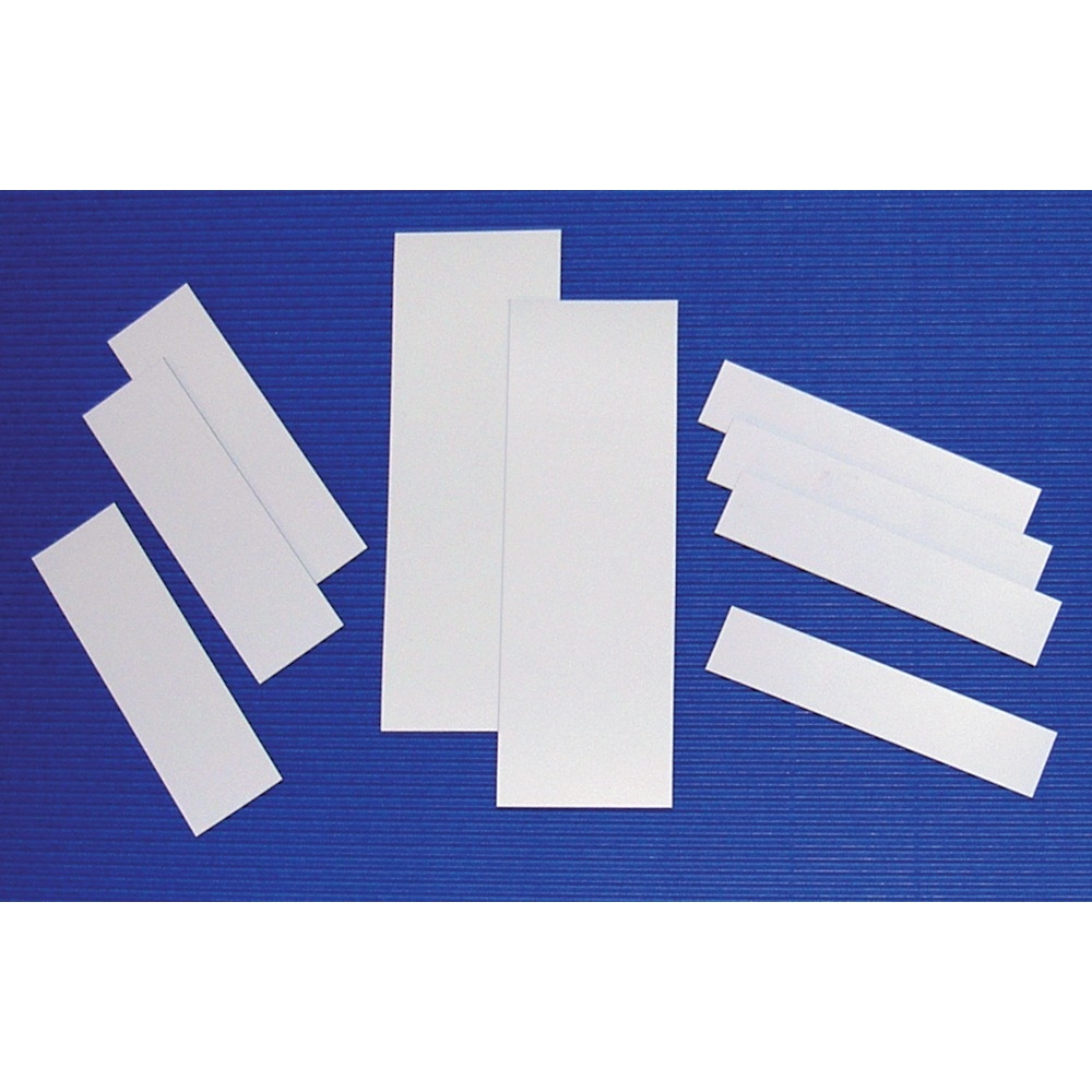 Magnetetiketten VE 100 weiß 20x0,6x100mm Beloh