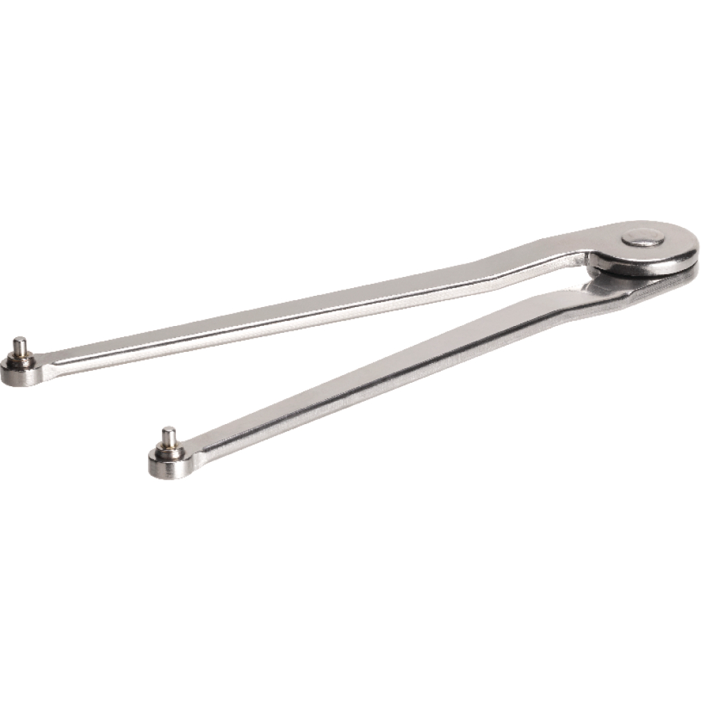 Stirnlochschlüssel verstellbar Edelstahl 11-60mm/3mm Zapfen AMF