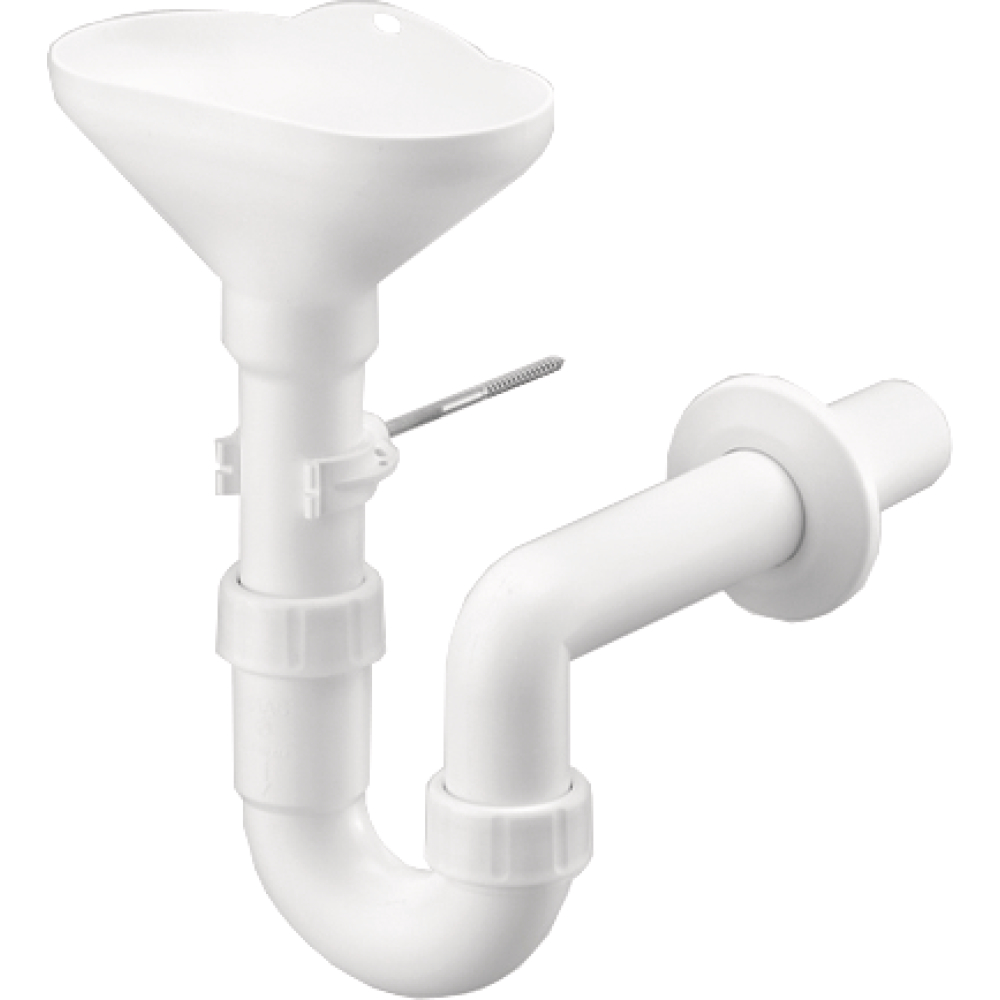 FORMAT Tec Trichtersiphon DN 50, weiß, für Leckwasser
