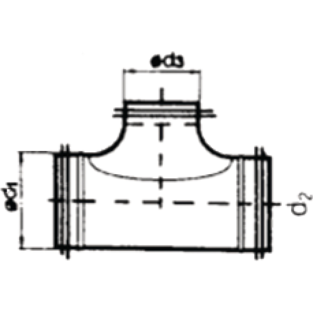 T-Stück 90°