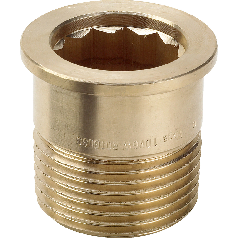 Viega Nippel 3331-439 in R1 1/2 x R1 1/4 Rotguss