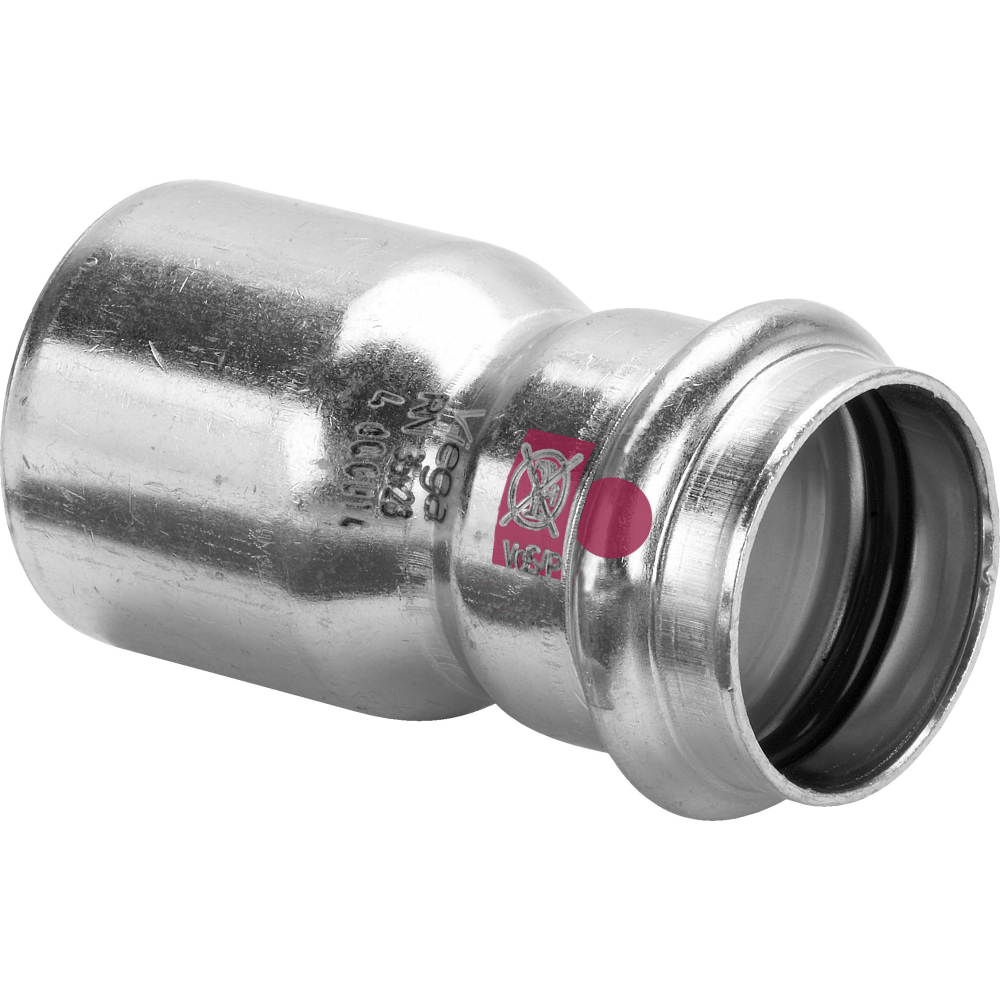 Viega Reduzierstück mit SC Prestabo 1115.1 in 22x12mm Stahl verzinkt