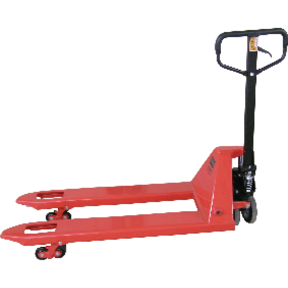 Hubwagen 2500kg VG/PUR rot, montiert