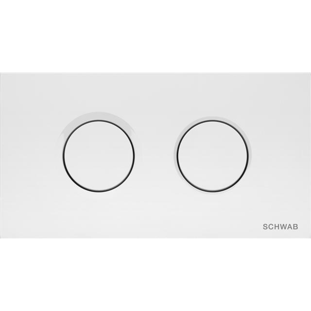 FORMAT Tec WC-Abdeckplatte Thira weiß, Dualflush, Kunststoff