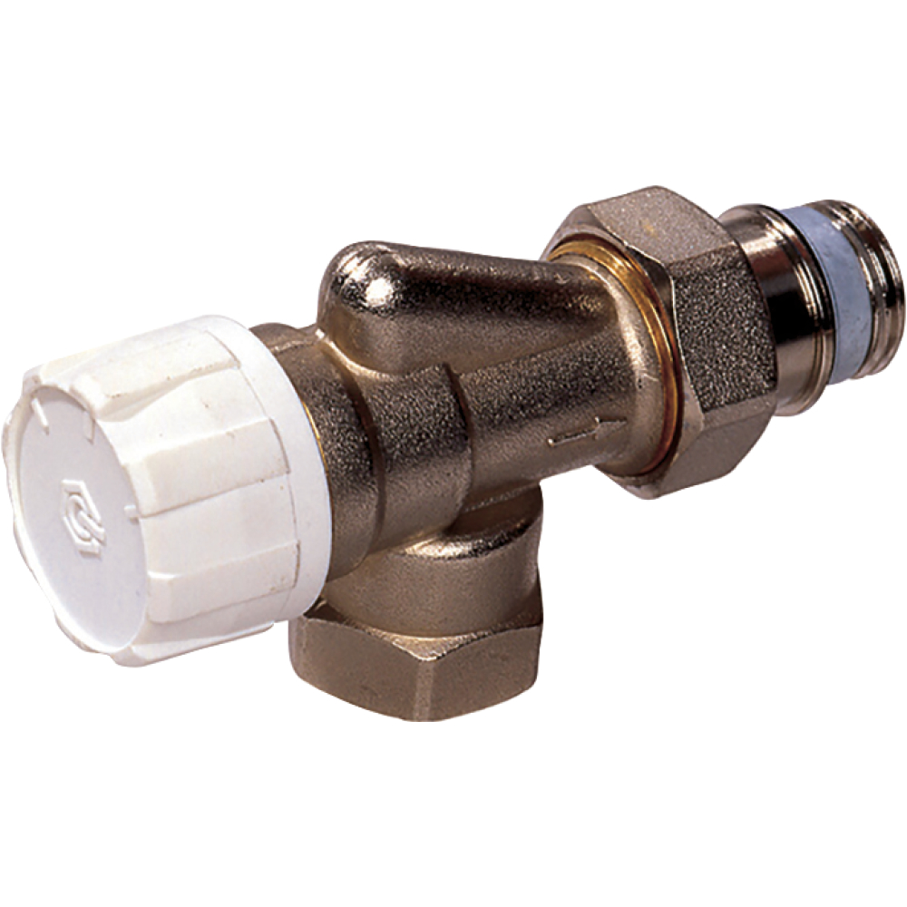 PfT-Ventilgehäuse axial DN15 1/2" mit Voreinstellung, M30 x 1,5