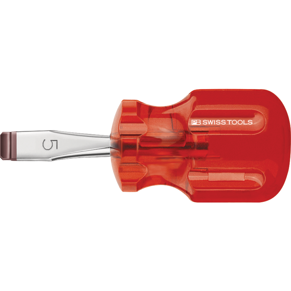 PB Swiss Tools Schraubendreher Stubby Schlitz Classic 6,5x1,0x30mm