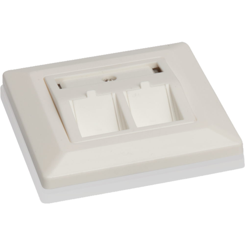 Anschlussdose 2-fach für fairline Keystonemodule
