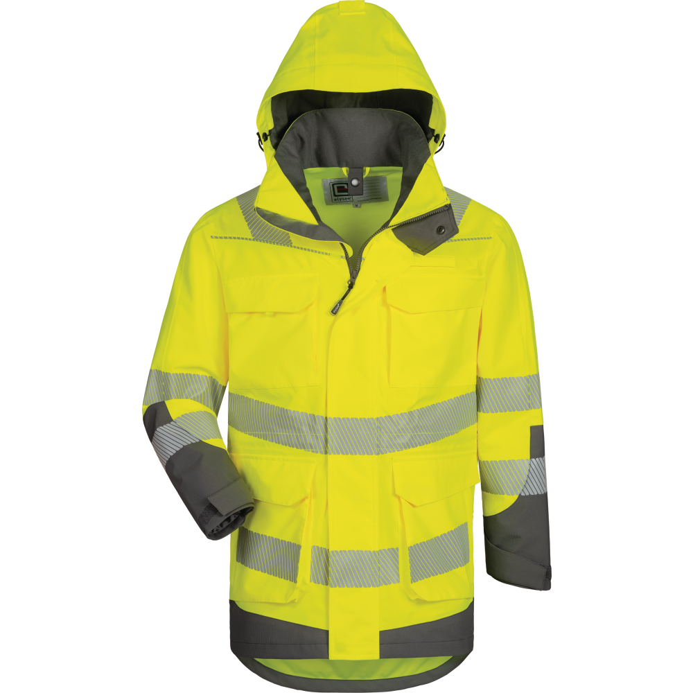 ELYSEE® Warnschutz-Parka ARWID gelb/grau Gr.M (50/52)