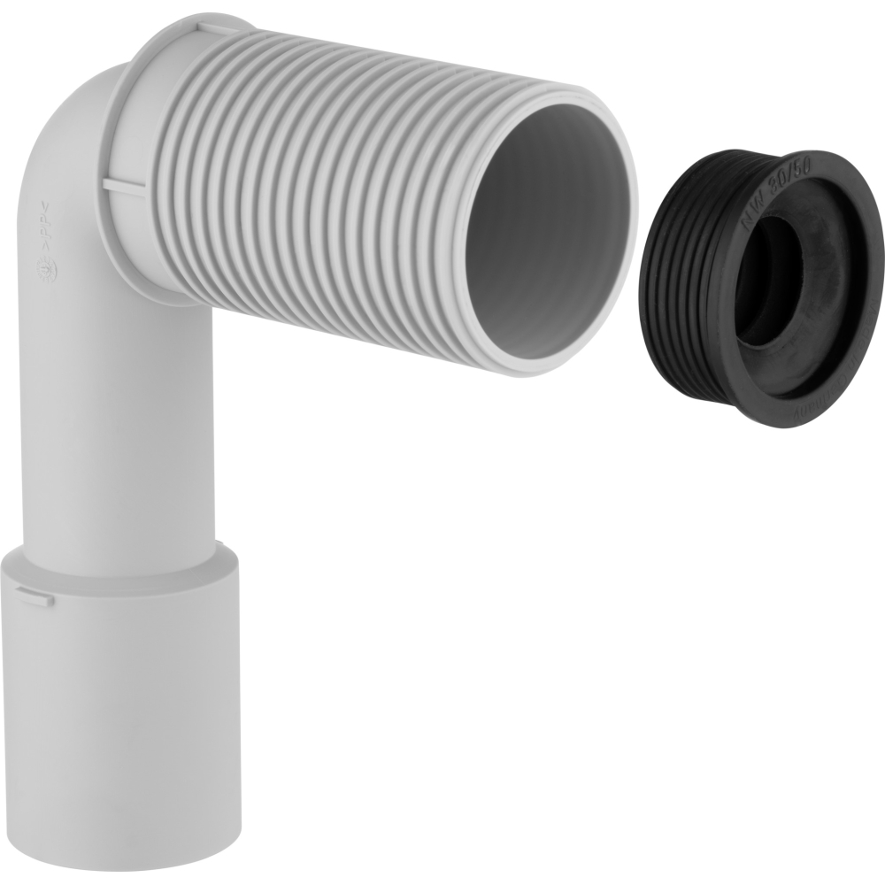 Viega Ablaufbogen 8580.74 in DN40xDN50 Kunststoff