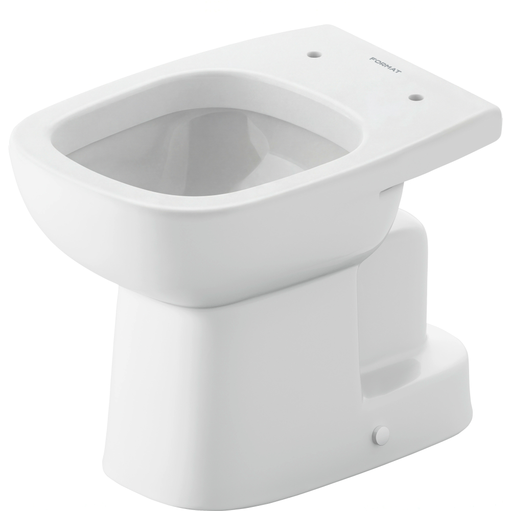 FORMAT Basic 2.0 Stand-Tiefspül-WC 53cm, Abgang senkrecht, weiß