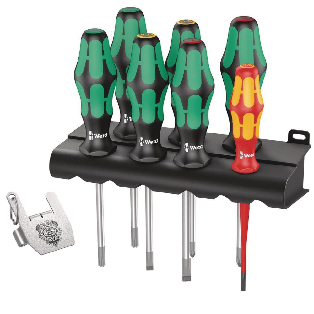 Schraubendrehersatz Kraftform 7 Heavy Metal 1 8-teilig
