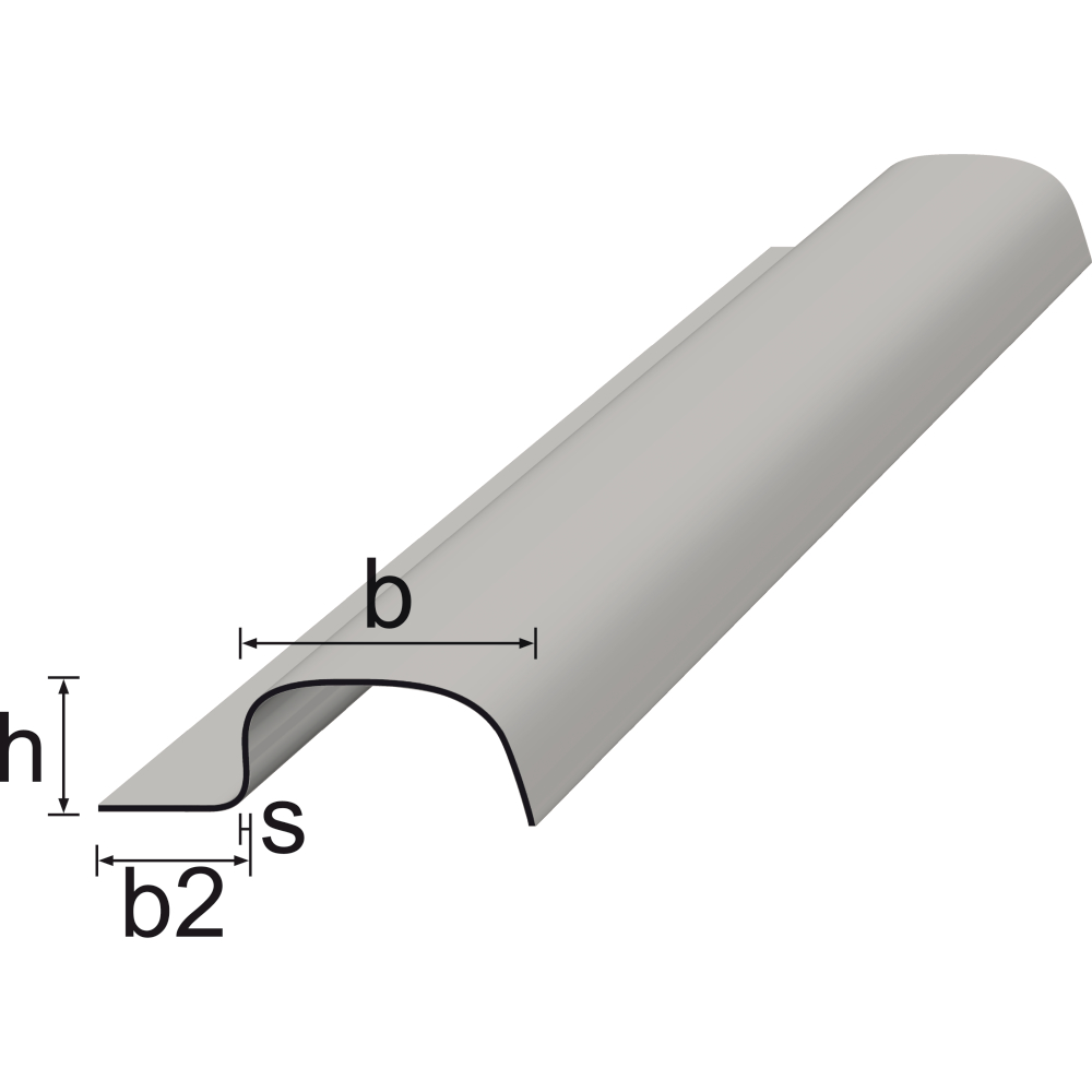 Kipperleiste 62x45x34x4mm S235JR EN10025