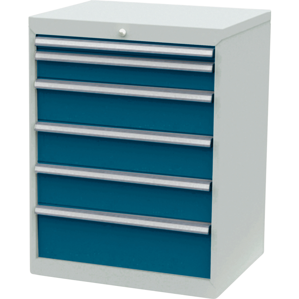 Schubladenschrank FS7 6S H920mm RAL7035/5010FORUM