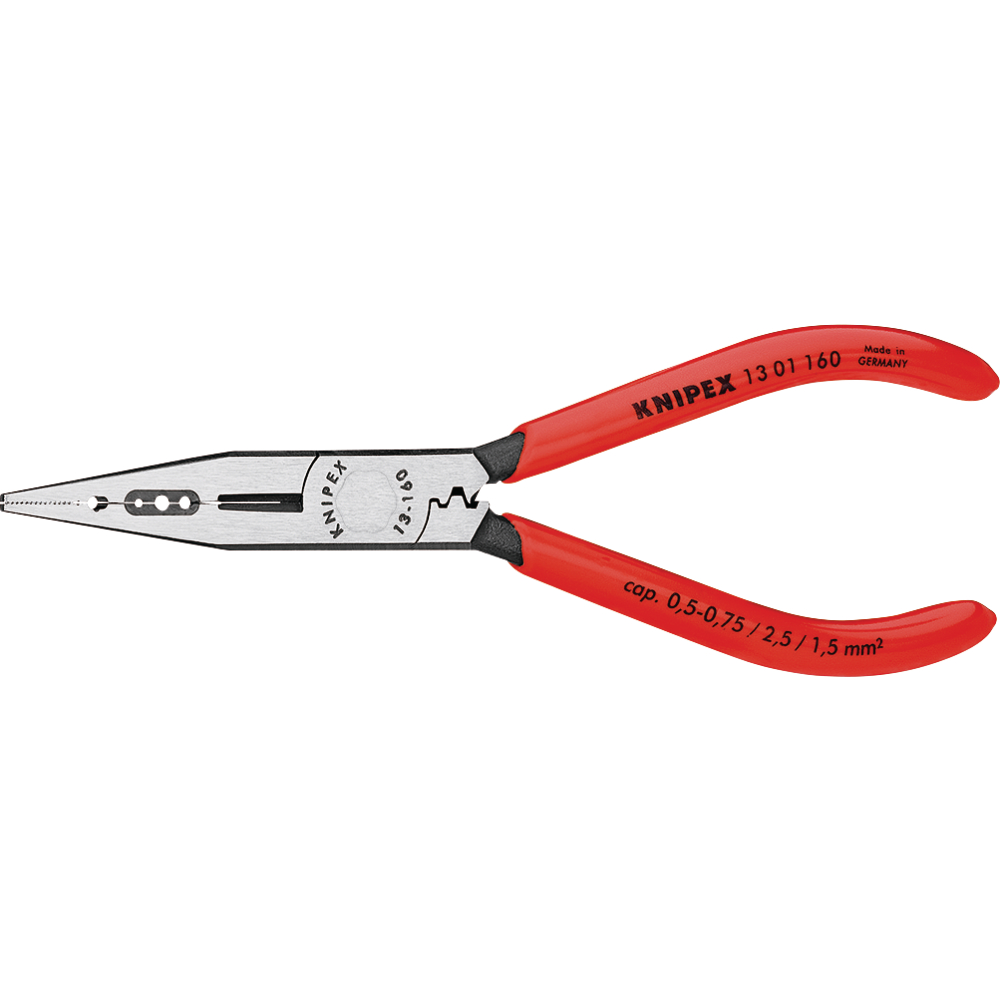 KNIPEX Verdrahtungszange mit Kunststoff-Griffen 160mm
