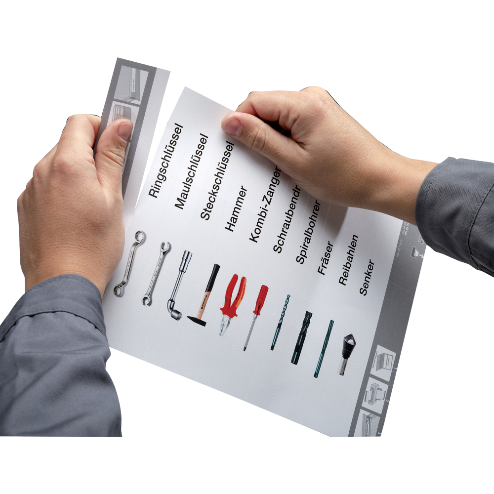 Script-Etiketten Universalpaket