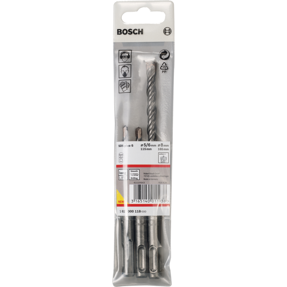 Hammerbohrer-Set SDS plus-5 3-tlg.