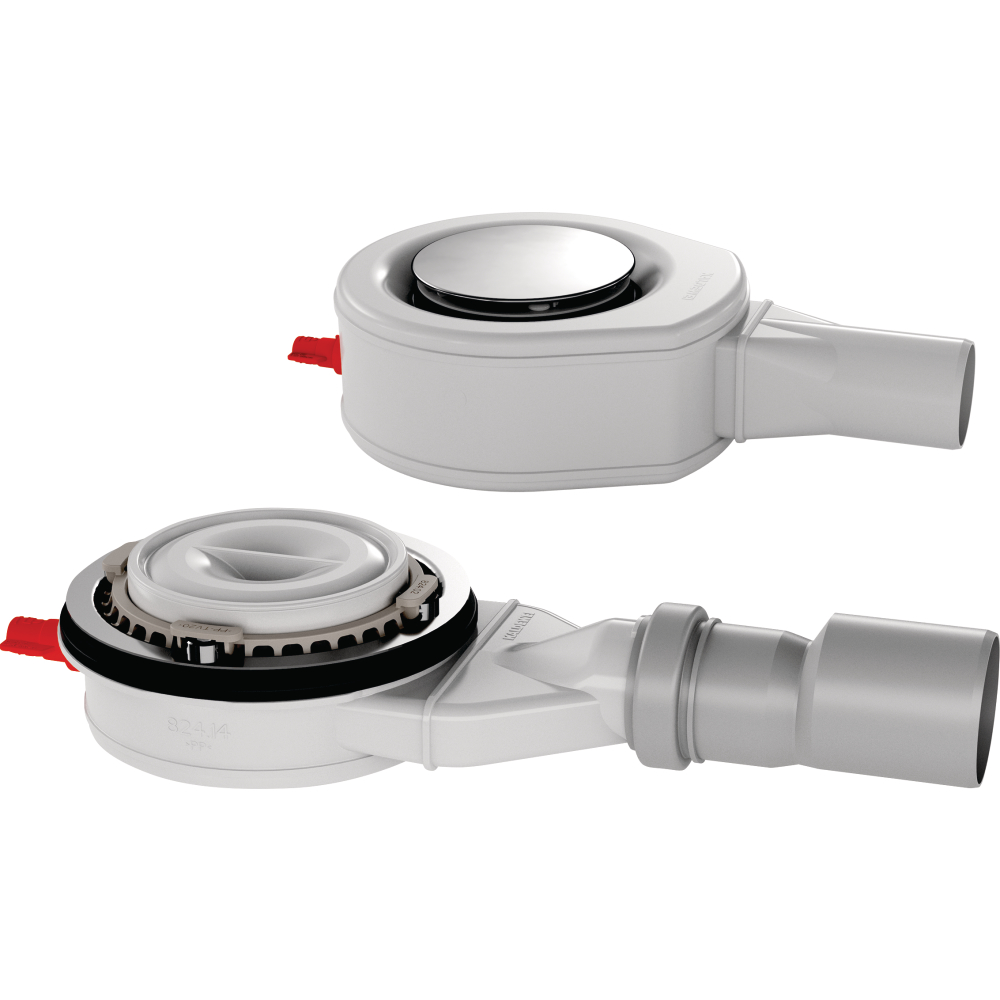 Ablaufgarnitur Professional KA 90 4103 waagerecht, chrom