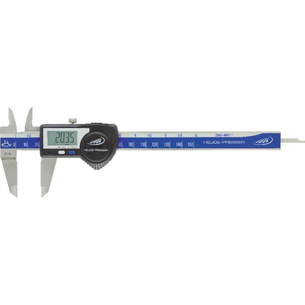 HP PREISSER Digital-Taschenmessschieber DIGI-MET® IP67, mit Datenausgang 150mm