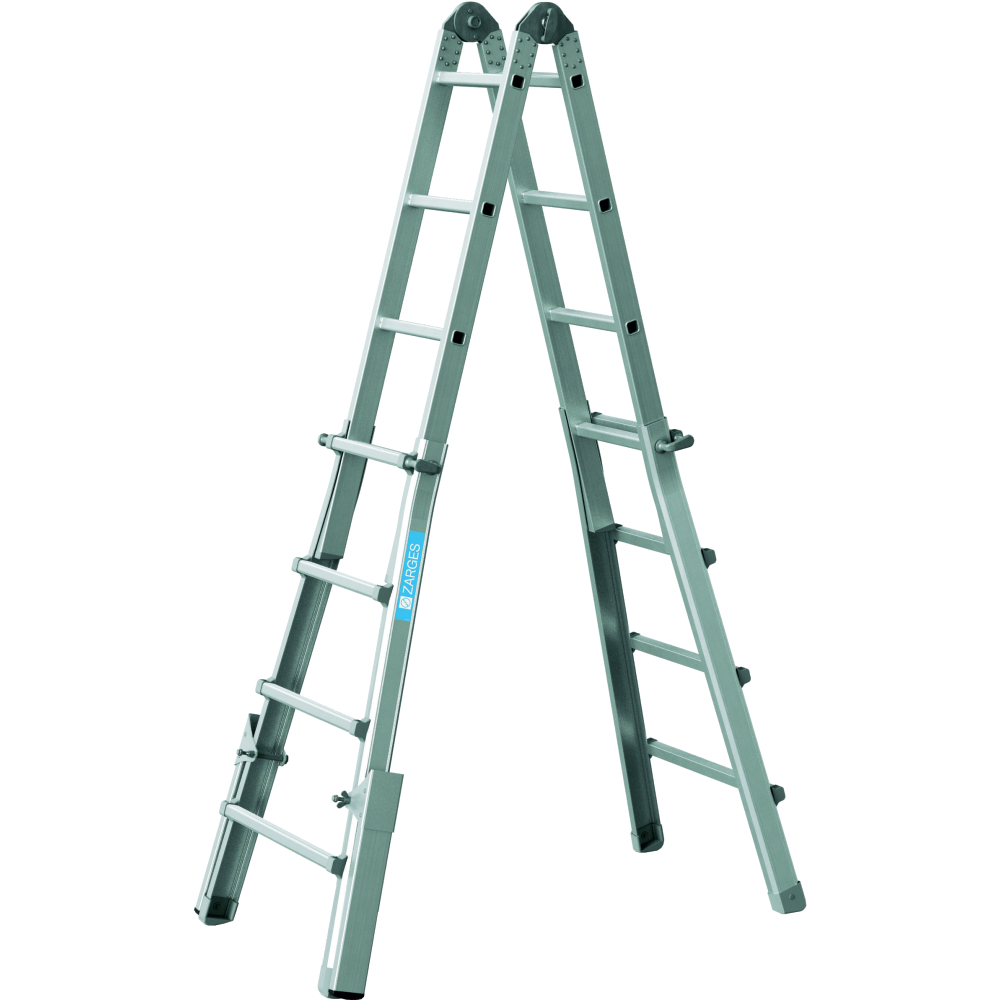 V-Teleskop-Leiter Variomax 4x5 Spr.Länge max 5,3m Arbeitshöhe 6,05m