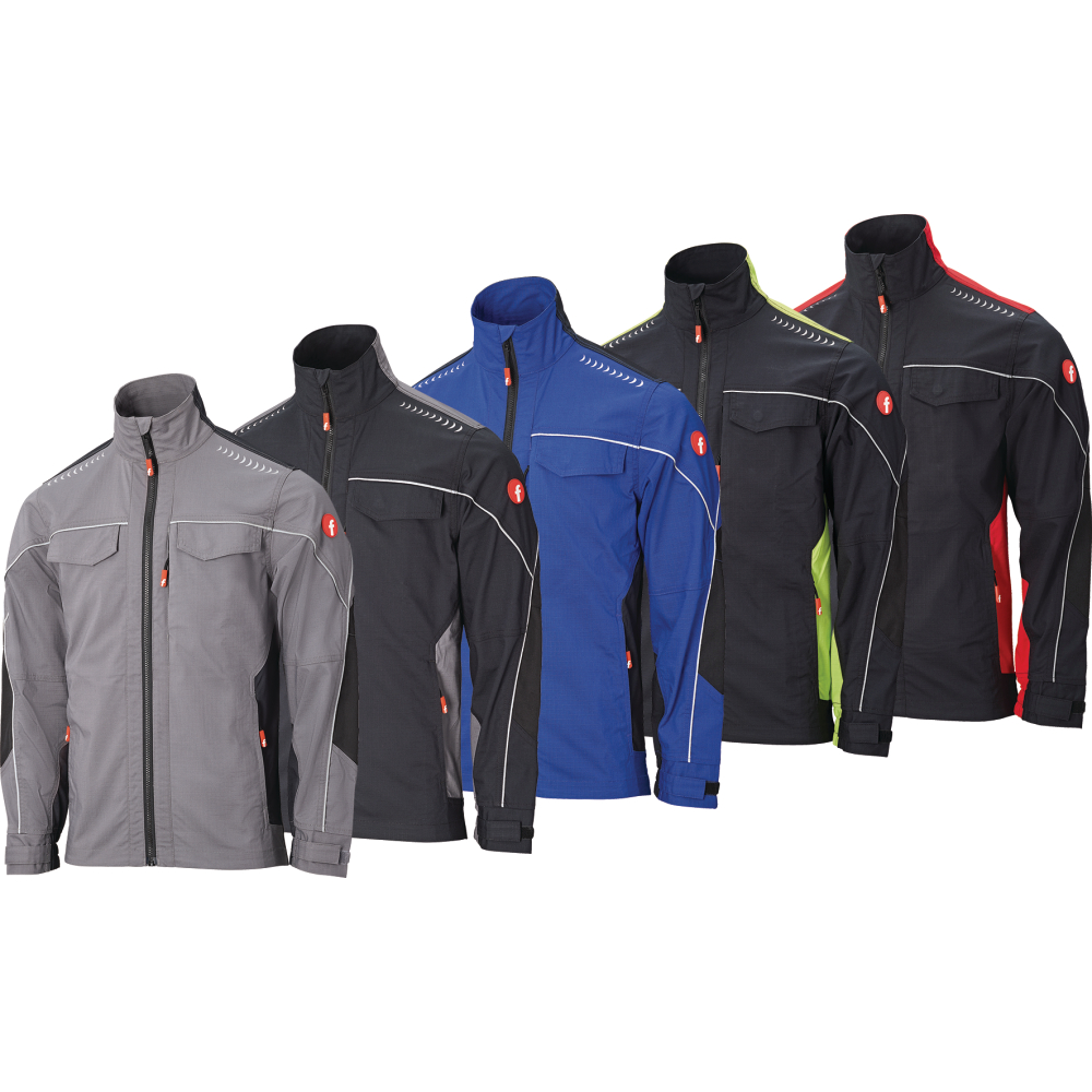 Fortis Jacke Performance grau/schwarz Größe L