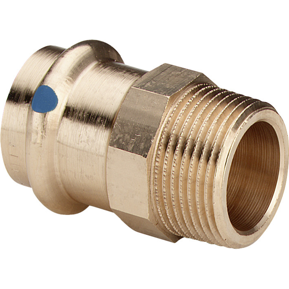 Viega Übergangsstück Sanpress 2211LF 22mmxR 3/4, Sil-br, SC, labs-f, Mehrk.