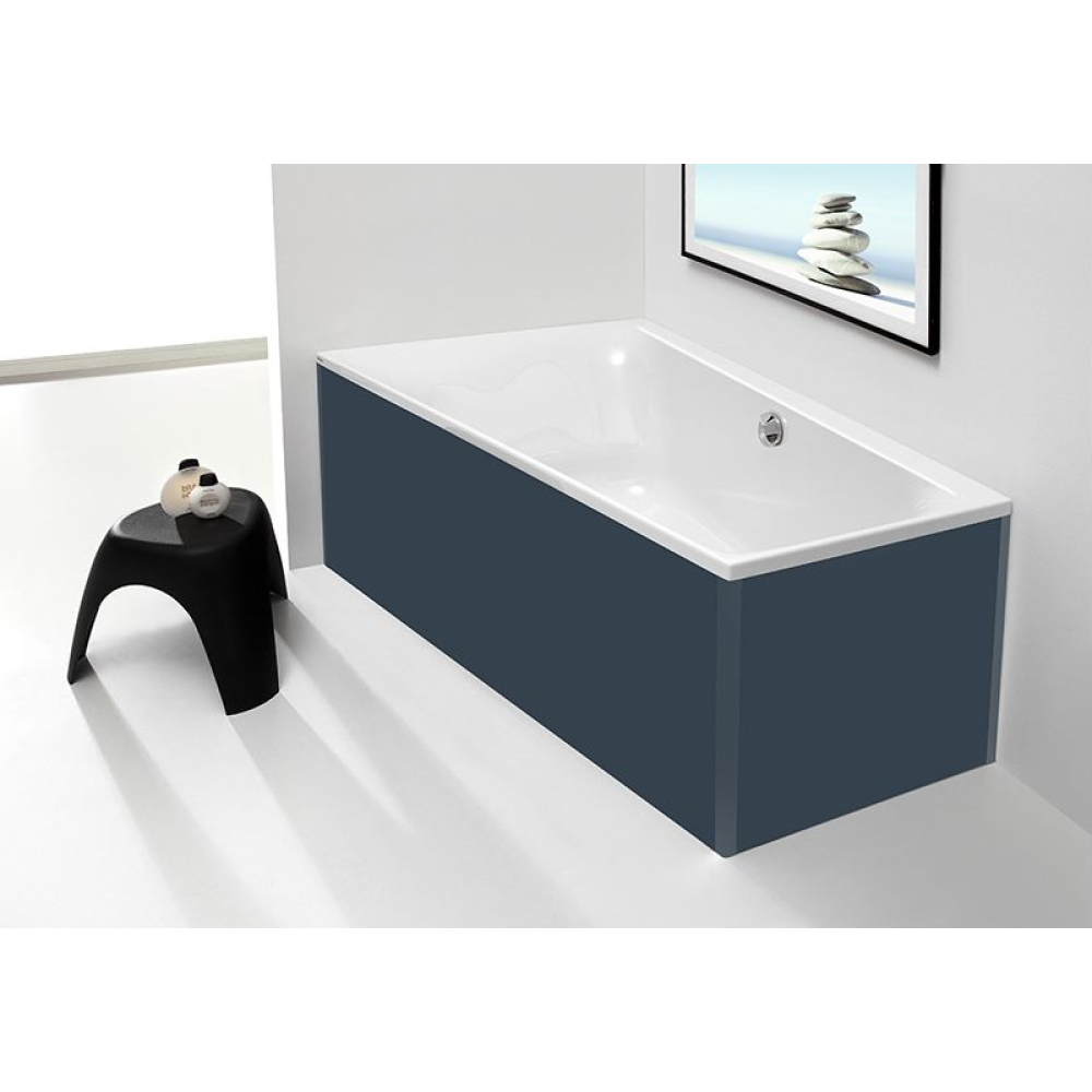 FORMAT Design Glasverkleidung zu Trapezw. 175x135cm, l, schiefer, f Ec