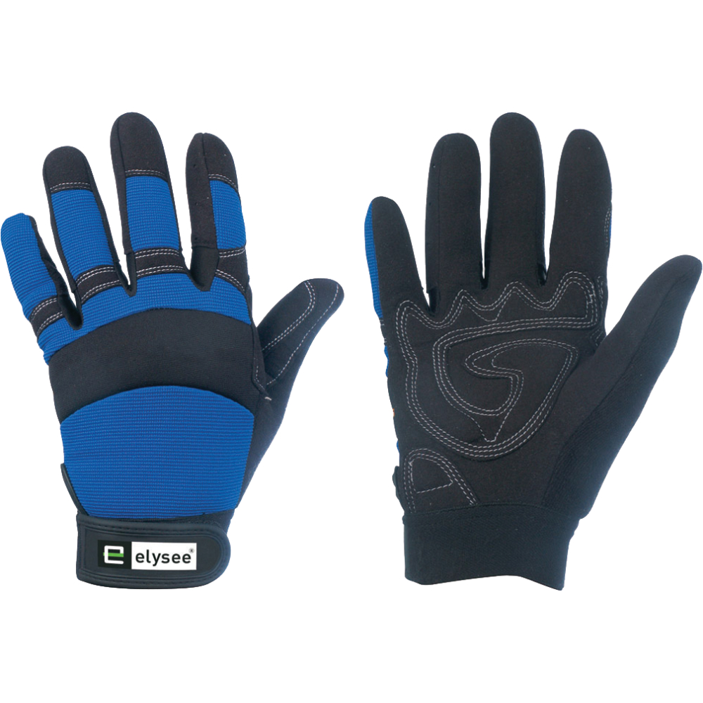 Elysee Kunstleder-Handschuh MASTER EN 388 blau/schwarz Gr.10