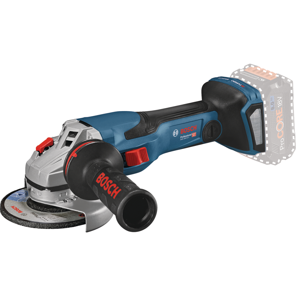 Bosch Akku-Winkelschleifer 18V c&g GWS 18V-15 C 125mm BITURBO solo