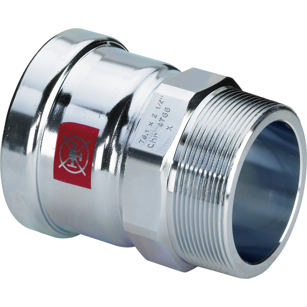 Viega Übergangsstück Prestabo XL 1111XL in 64,0mm x R2 Stahl verzinkt