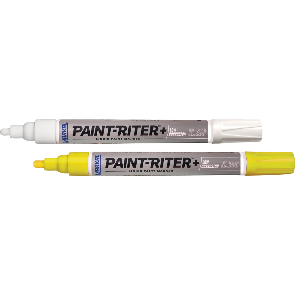 Markal Edelstahl-Lackmarker Paint Riter®+ Low Corrosion SL.250 weiß