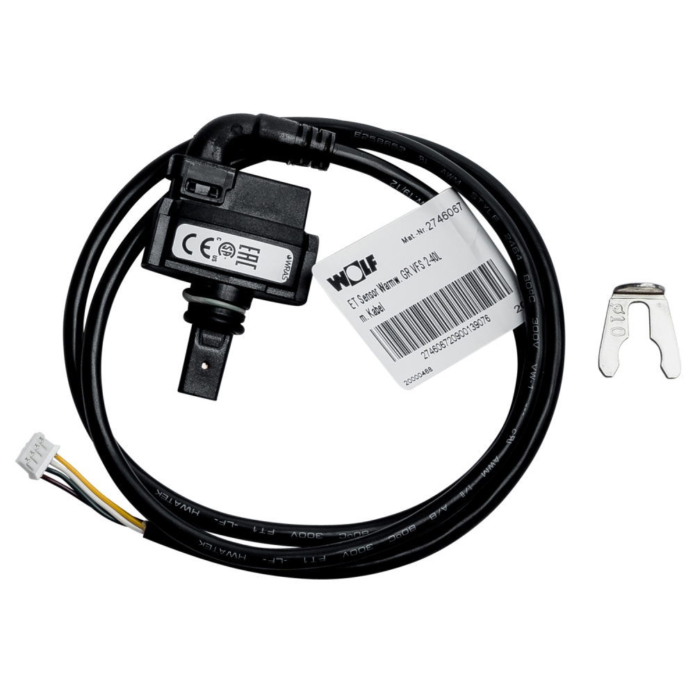Wolf Sensor Warmw. GR VFS 2-40L m. Kabel für FWS-2-80