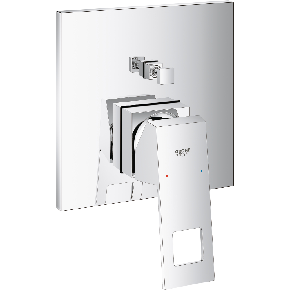 Wannenarmatur UP Fertigs. Eurocube chrom 24062000
