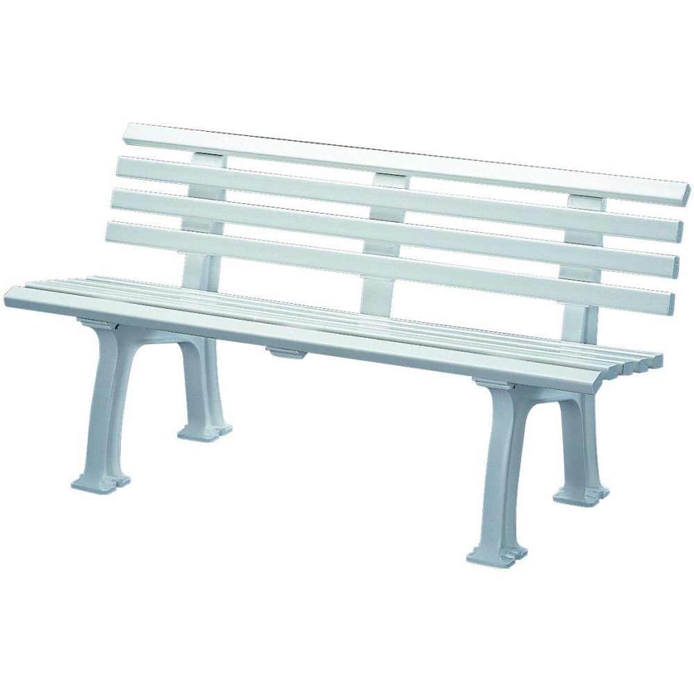 Bank Mod. Sylt 3 Sitzer weiß 150 cm