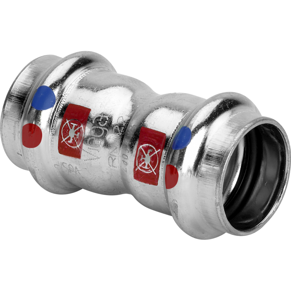 Viega Muffe mit SC Prestabo 1115LF in LABS-frei in 22mm