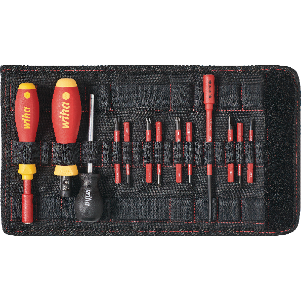 Wiha Drehmoment-Schraubendreher Set TorqueVario®-S electric VDE 18-tlg.