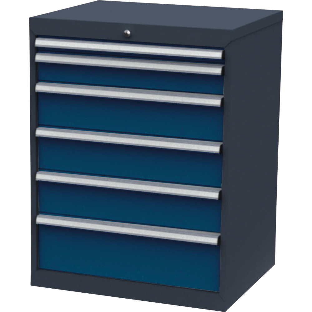 Schubladenschrank FS7 6S H920mm RAL7016/5010FORUM