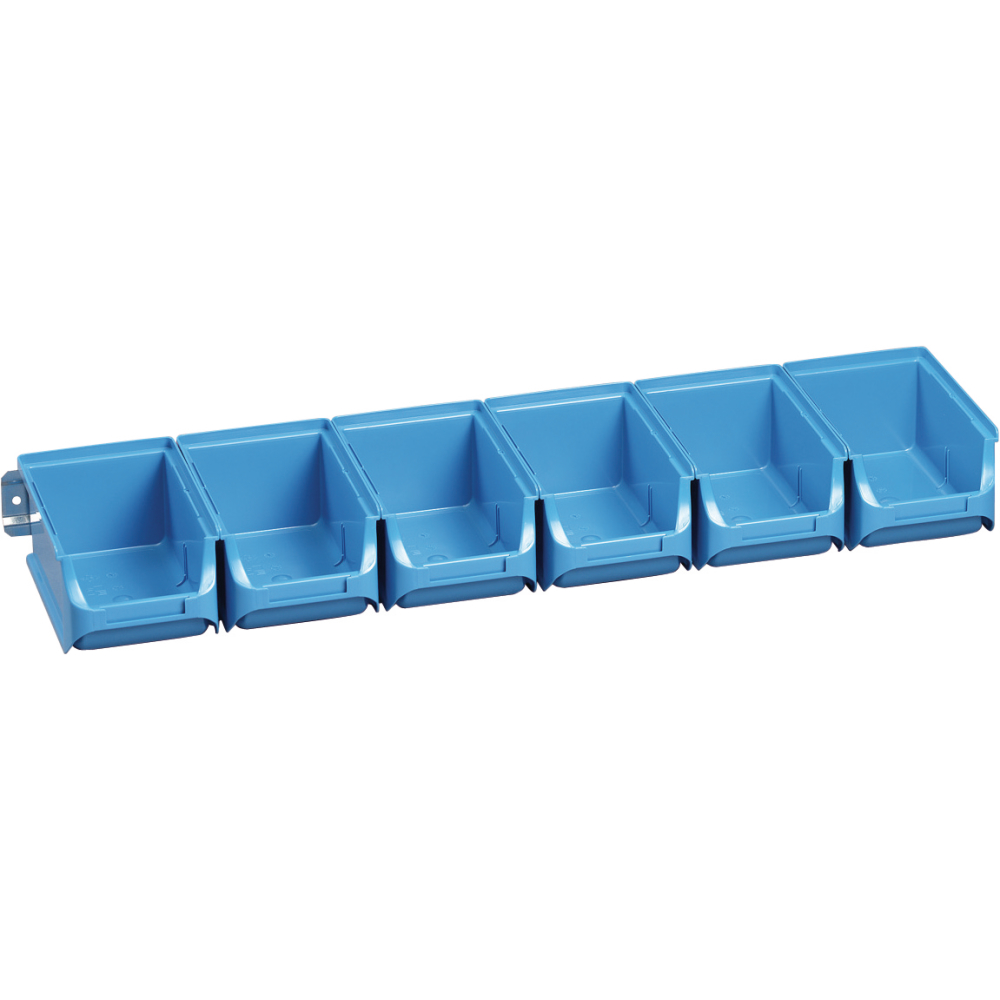 Sichtboxen-Set blau 613x165x75 mm