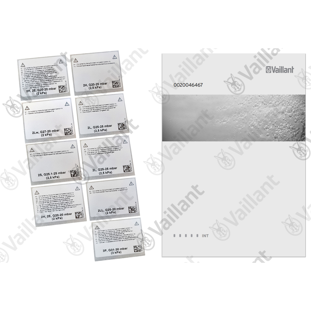 Vaillant Umstellsatz, P -> E/LL Vaillant-Nr. 0020046467