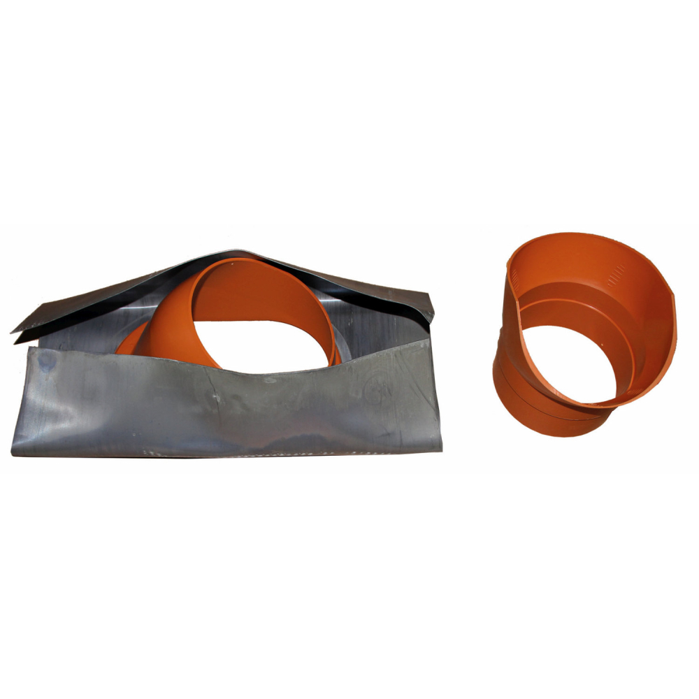 Wolf Universalpfanne DN150 rotbraun 25-40Gr Neigung