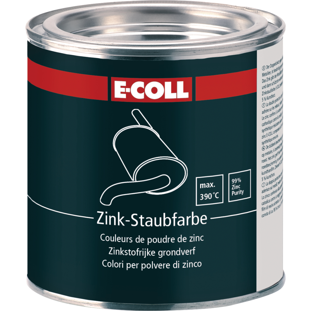 E-COLL Zink-Staubfarbe 375ml/800g Dose