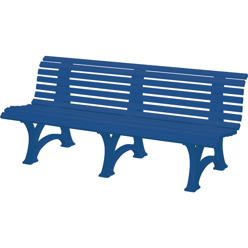 Bank Mod. Borkum 4 Sit blau 200 cm