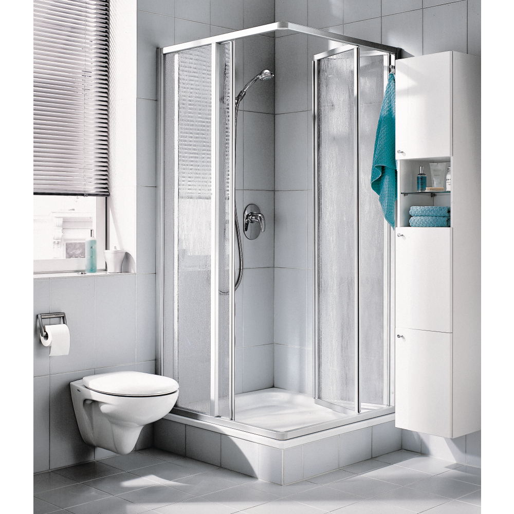 Eckdusche FORMAT Basic Fontana 2-tlg. Falttür