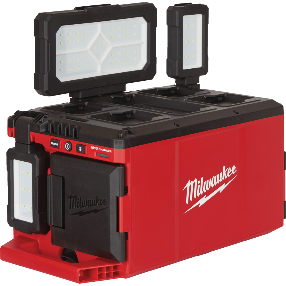 Milwaukee PACKOUT Akku-Leuchte M18 POALC-0 18V/230V mit Ladefunktion