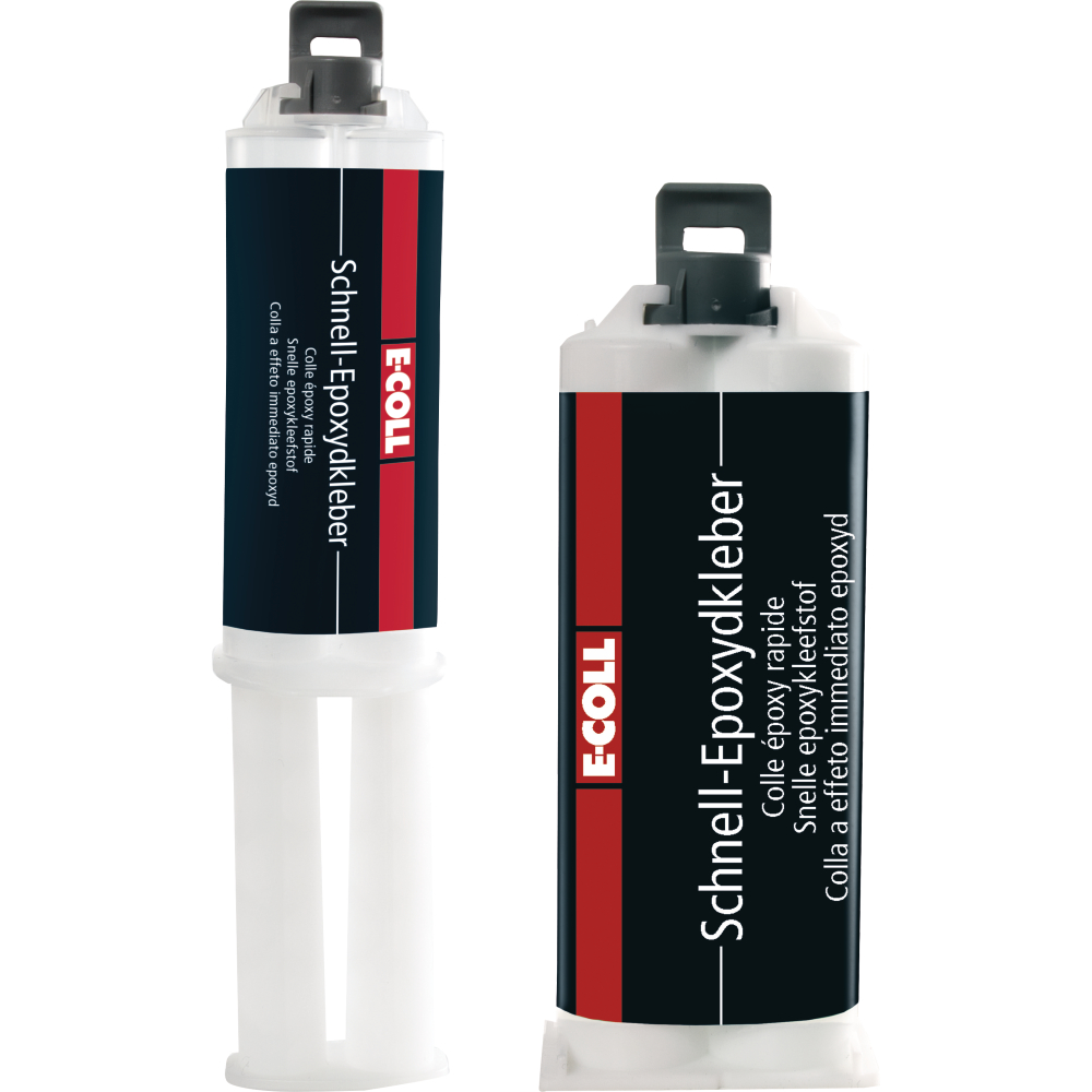 E-COLL 2K-Schnell-Epoxyd-Kleber 50g Doppelkammerkartusche
