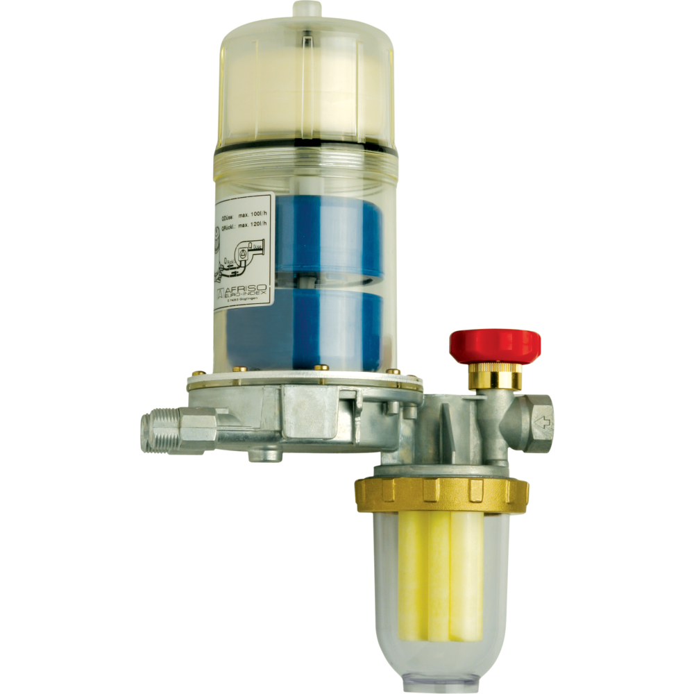 Heizölfilter m. Entlüfter FloCo-TOP-1K 3/8AGx3/8IG