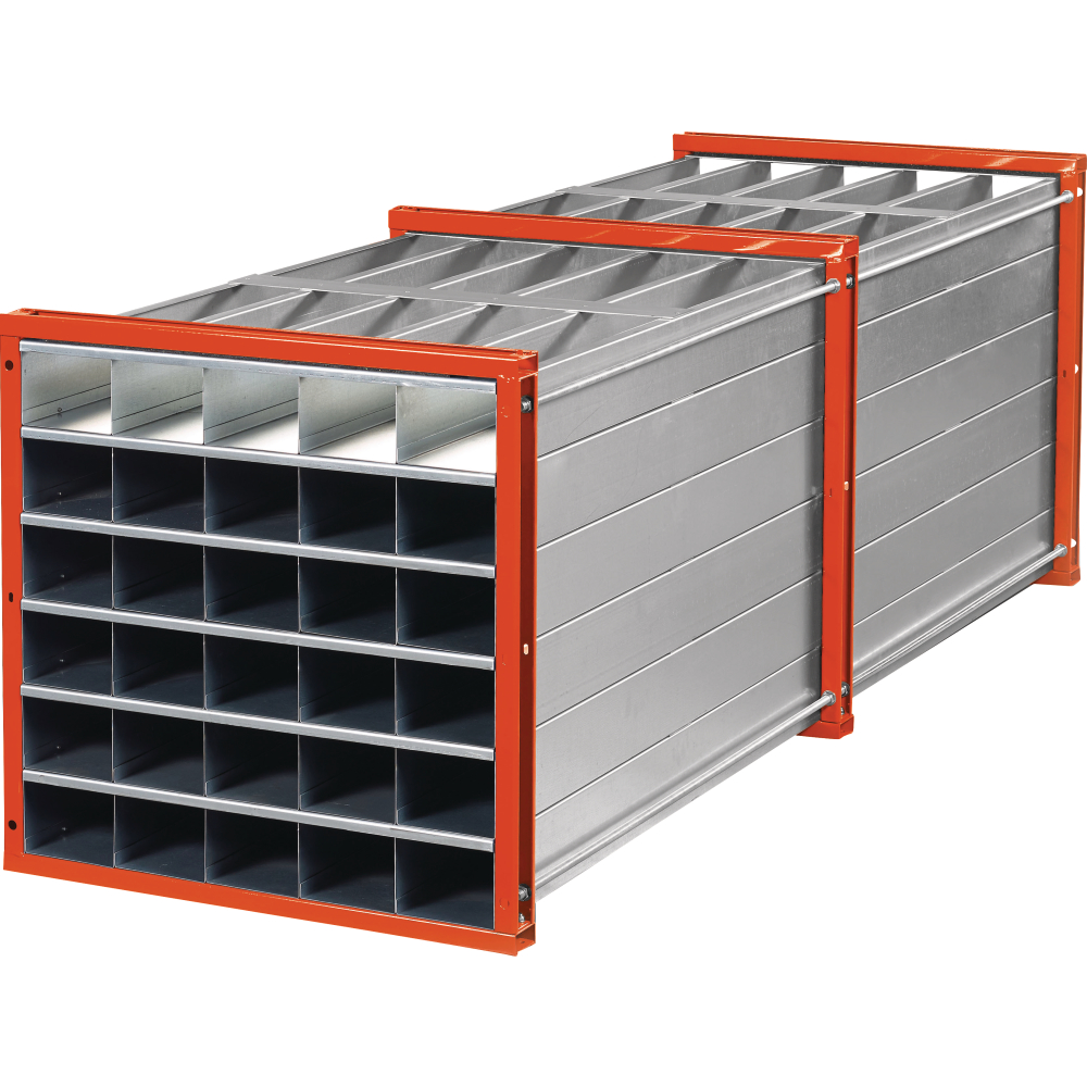 Wabenregal RWR-30/3 1000x1000x3000 30 Fächer RAL 2004
