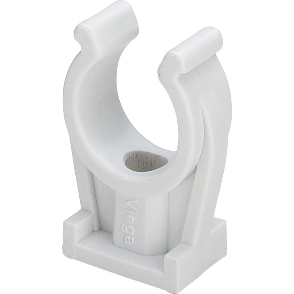 Viega Rohr-Clip 94826C1 einfach in 15mm Kunststoff weiss