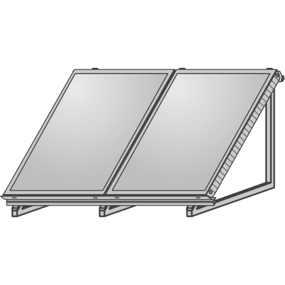 AluFlex Aufstellgerüst Hochformat