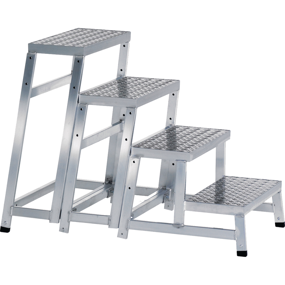 Zarges AMA P - LM-Modularbeitspodest 4. Stufe Plattformhöhe 0,8 m, Arbeitshöhe